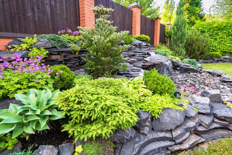Rock Wall Landscaping detail